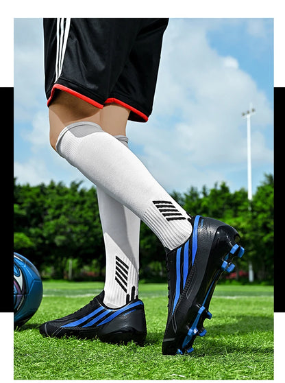 Chaussures de football professionnelles AG pour hommes, résistantes, décontractées, à crampons, antidérapantes, Fast Foo451·a