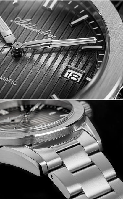 ADDIESDIVE Luxury Men's Automatic Watch Sapphire Glass Japan 8215 Mechanical Watch BGW9 Super Luminous Men Analog Watches AD2533