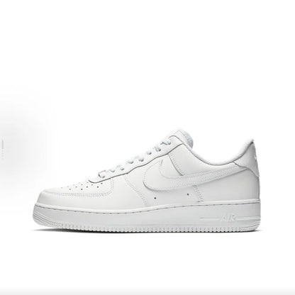 Nike Air Force 1 AF1 All-White Scarpe da skate casual unisex a tomaia bassa CW2288-111