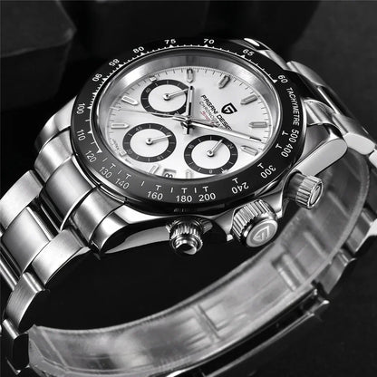 Neue PAGANI DESIGN PD1644 Luxus-Quarzuhr für Herren mit automatischem Datum, sportliche Armbanduhr, 100m wasserdicht, Chronograph, Herrengeschenk