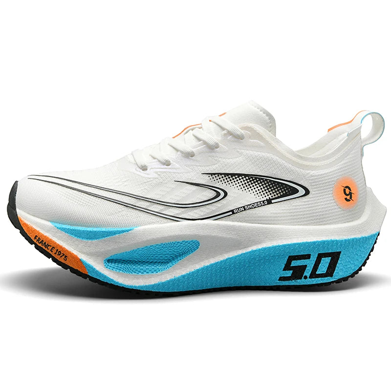 Unisex 2025 Full Carbon Plate Running Shoes Professional Marathon Racing Lightweight Bounce Cushion Breathable Sports Sneakers