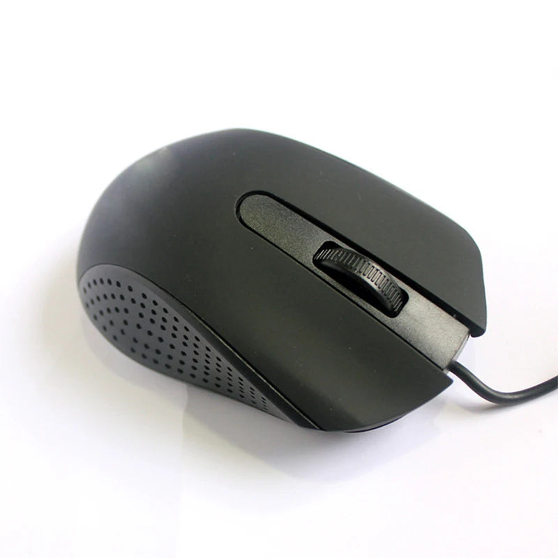 USB Wired Optical Mouse for PC & Laptop, Ergonomic 1200 DPI USB Wired Optical Mouse for Home Office, Business & Gaming