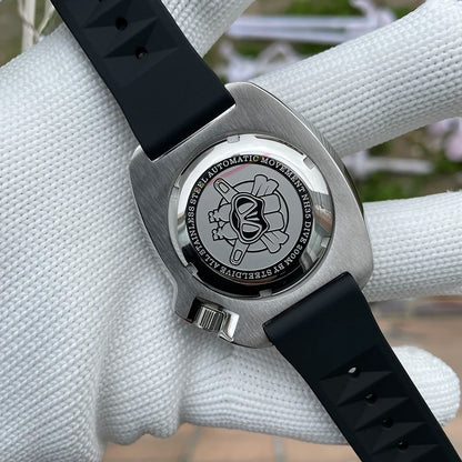 SD1970 STEELDIVE Brand 44MM Sapphire Glass with Transparent AR Coating Ceramic Bezel NH35 Movement Automatic Dive Watch Turtle