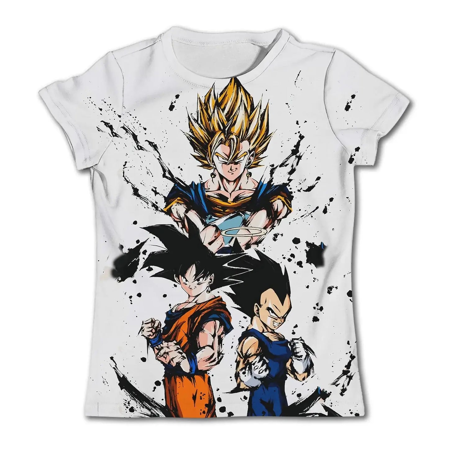 Produit gaming premium Fraquane Cartoon Anime 7 Dragon Ball T-shirt for Children and Boys Cartoon T-shirt Short Sleeved Summer Men's Top Short Sleeved T-shirt