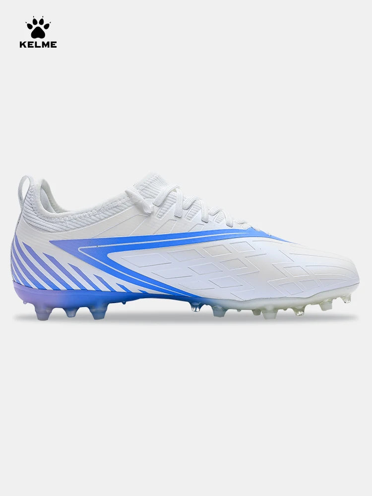 Kelme Soccer Shoes Men's Marauding Mid-Range MG Adult Game Short Spikes Professional Training Human Grass Football Shoes