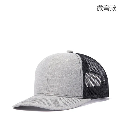 High Quality Mesh Baseball Cap Women Men Summer Cotton Breathable Sunhat Unisex Adjustable Snapback Trucker Hats Male Female