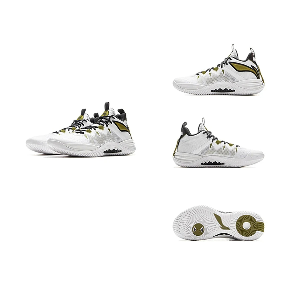 Li-Ning Men's BADFIVE STORM 2025 Outdoor Basketball Shoes BOOM Cushioning TUFF OS Wearable Li-Ning Sports Sneakers ABFV017