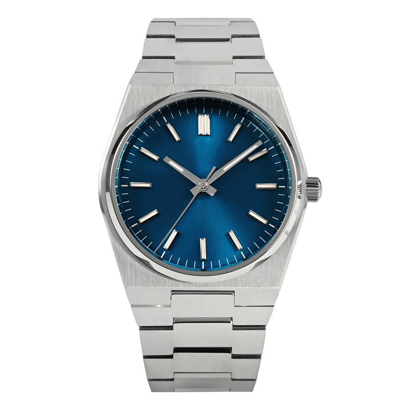 Orologio da uomo San Martin Classic 40mm Miyota 9015 di lusso elegante, orologio da polso meccanico automatico con bracciale a rilascio rapido SN0023