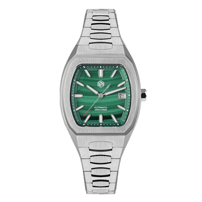 San Martin 39.5mm Tonneau Luxury Men Watch Mineral Dial Casual Sports PT5000 SW200 Automatic Mechanical Sapphire Luminous SN0145