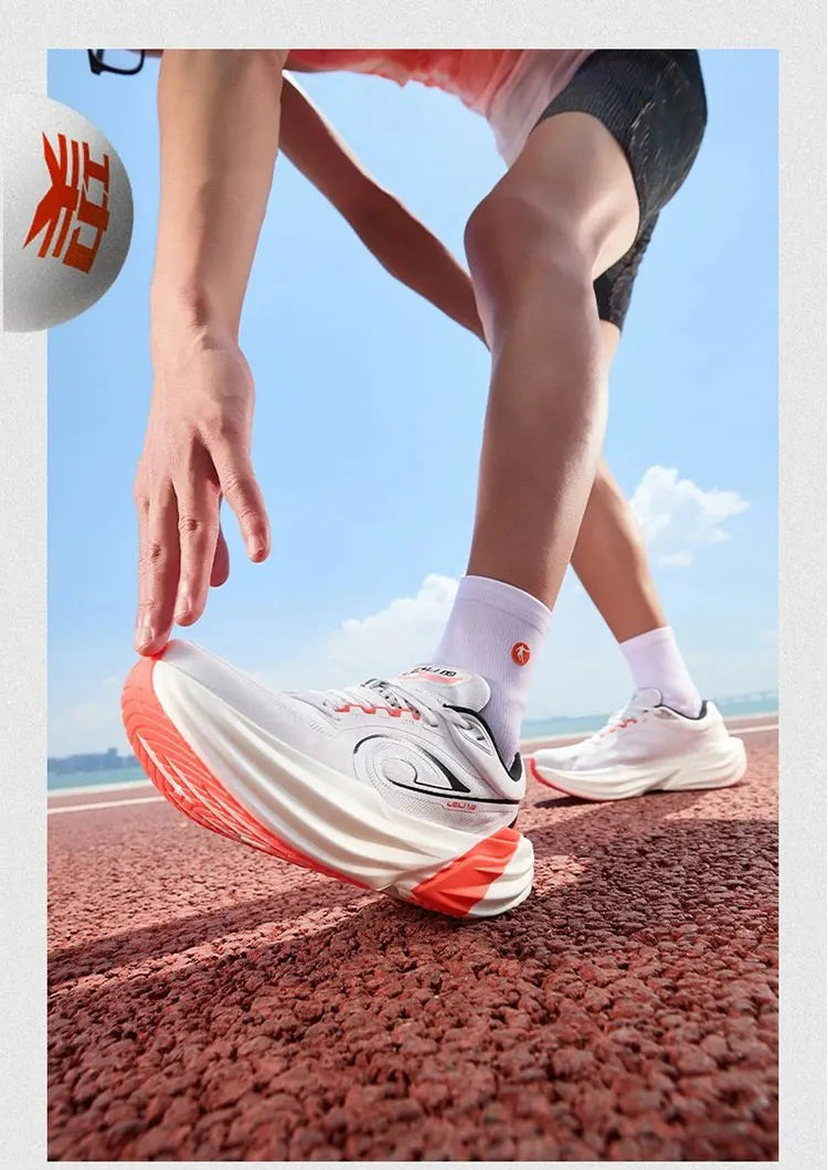 QIAODAN TG1.0 Marathon-wedstrijdschoenen voor heren, schokdempend, met hoge veerkracht, voor langeafstandstraining, hardloopschoenen QDB023253285
