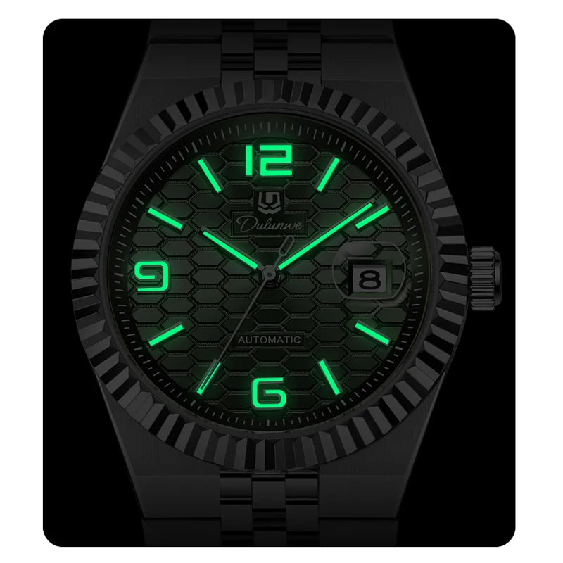 Luxury Automatic Mechanical Men's Watch Date Stainless Steel Man Watch Waterproof Luminous Business Watches For Men Reloj