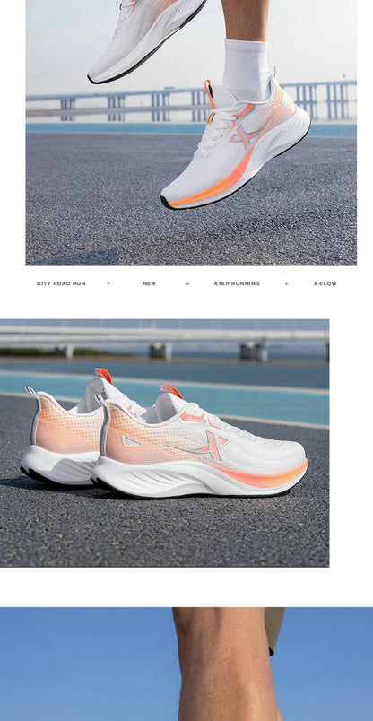 Xtep Light Wing 3 Running Shoes for Men 2025 Summer Fashion Cushion Shock Absorption Lightweight Advanced Sneakers 875219110034