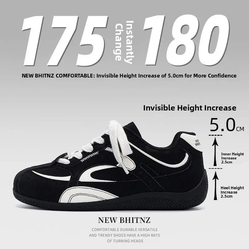 Men's Lightweight Comfortable Soft Bottom Casual Versatile Deqin Shoes Breathable Anti-Slip Wear-Resistant Flat Heel Sports Shoes