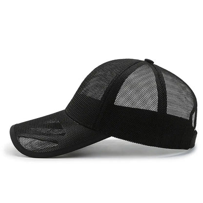 Breathable Sun Protection Caps Fashion Men Women Full Mesh Hats Summer Sunscreen Hats Sun Protection Caps Baseball Cap