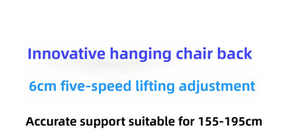 Stable Ergonomic Office Chair with Lumbar Support, Adjustable Height Computer Chair, Gaming Chair with Waist Protection, Swivel Desk Chair