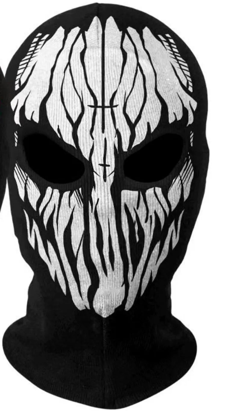 Night light cycling mask; Call of Duty Skull Mask; CS Headset; Deadpool Merchandise Warm Mask; Halloween Fun