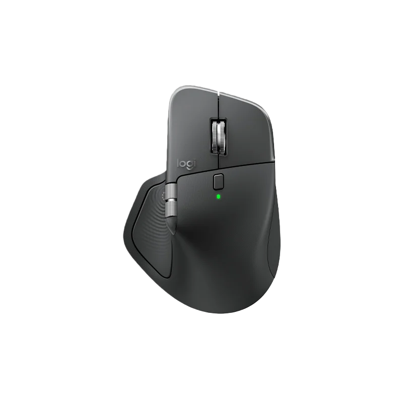 Ratón inalámbrico Bluetooth ergonómico Logitech MX Master 4 con retroalimentación háptica, anillo de acciones, MagSpeed, 8000 DPI y batería de 70 días