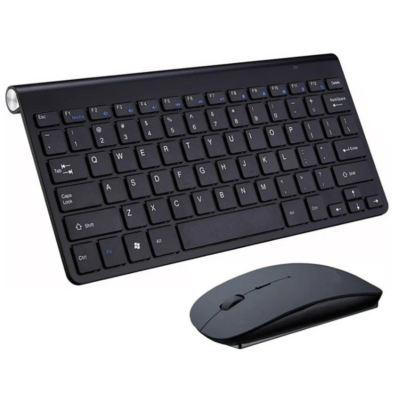 Combo tastiera e mouse wireless spagnolo ebraico coreano thailandese 2.4G, mini tastiera e mouse wireless portatili per Windows Mac Android
