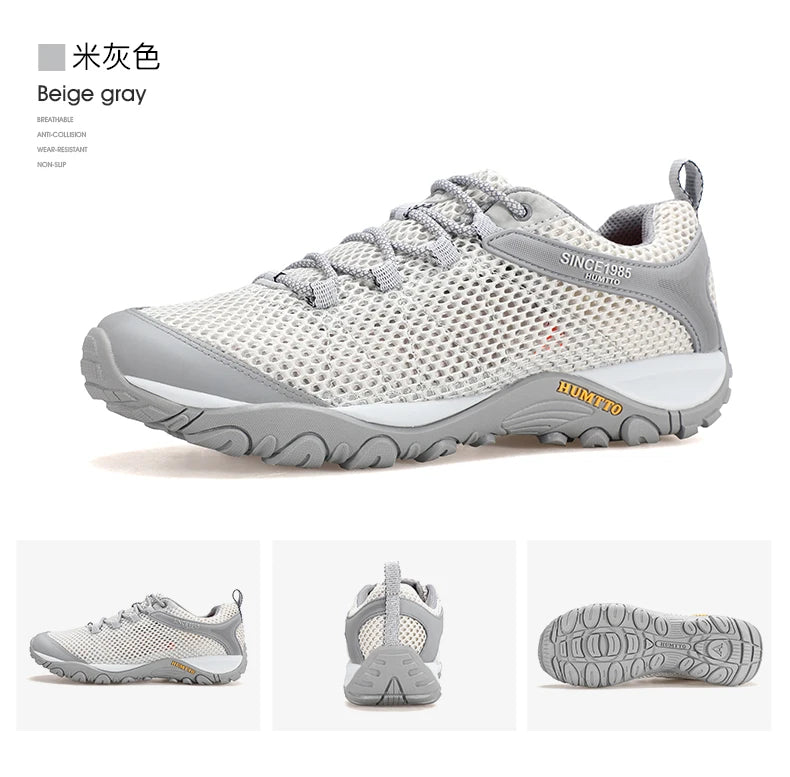 HUMTTO Scarpe da trekking da uomo traspiranti per sport all'aria aperta, scarpe da arrampicata, scarpe da caccia da donna, scarpe da trekking, sneakers, stivaletti, scarpe tattiche