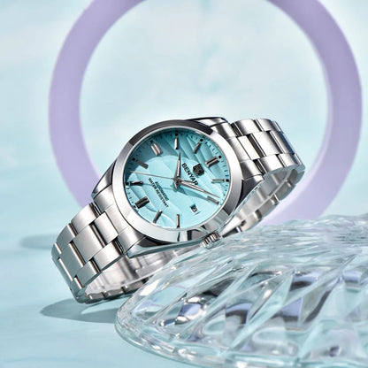 BENYAR best seller 40MM Luxury Mechanical Automatic Watch 316L Stainless Steel Waterproof Calendar Fashion SimpleWatches for Men