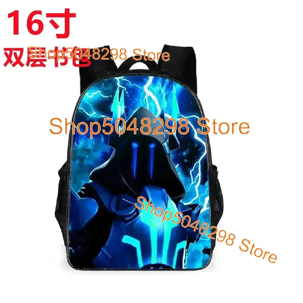 Pencil Case Big Canvas Kawaii Pencil Bags Pen Case for Boys Girls Fortnite Print School Supplies Stationery Teens Birthday Gift