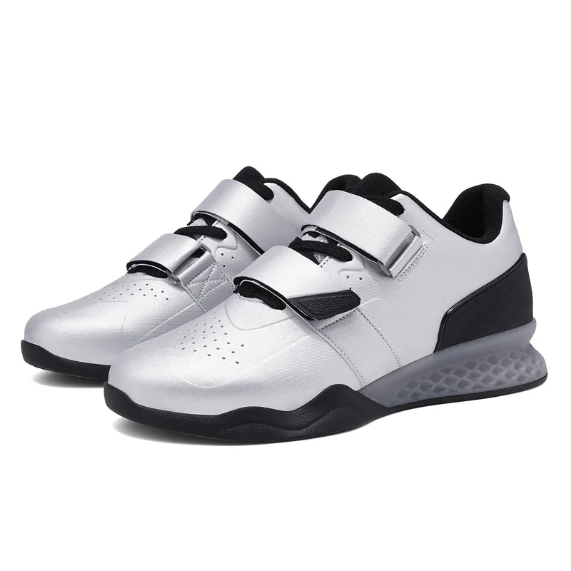 Weightlifting shoes, professional men and women powerlifting squat training shoes, hard sole gym shoes with stable heel, non-slip design