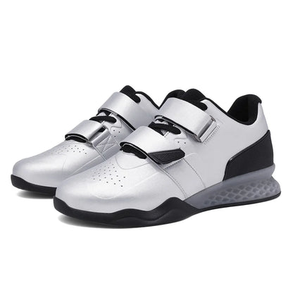 Weightlifting shoes, professional men and women powerlifting squat training shoes, hard sole gym shoes with stable heel, non-slip design