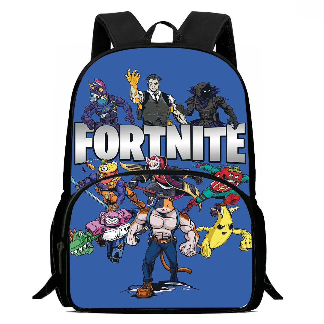 Hot Game Design Child Backpacks F-FortniteS Lunch Bag Pencil Case Pupil Large Capacity School Bags For Boy Girl Best Gift