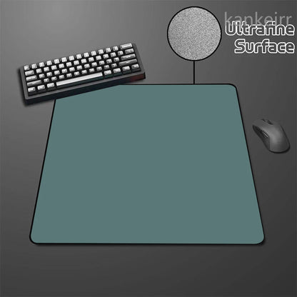 Alfombrilla de ratón Black Speed de color puro, alta elasticidad, base antideslizante, alfombrilla gaming premium para e-sports con superficie ultrafina, deskmat