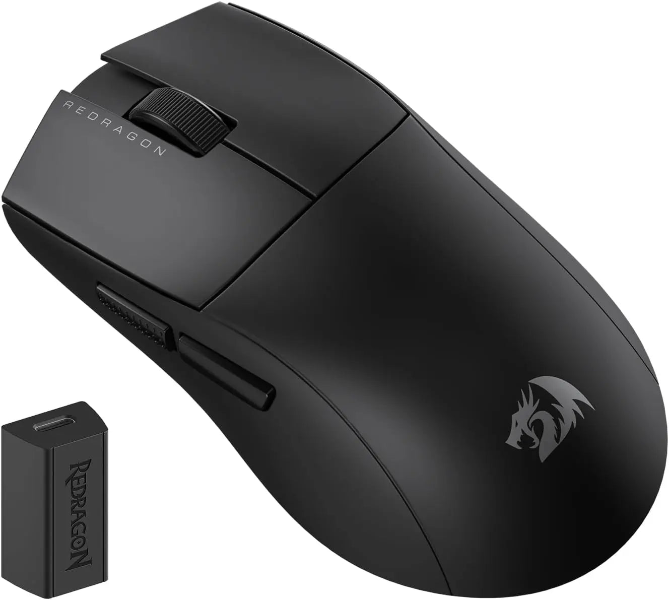 Mouse de gaming wireless Redragon M916 PRO 3-Mode, rată de polling Hype-Speed 4K, mouse gamer ultra-ușor de 49G, 26K DPI