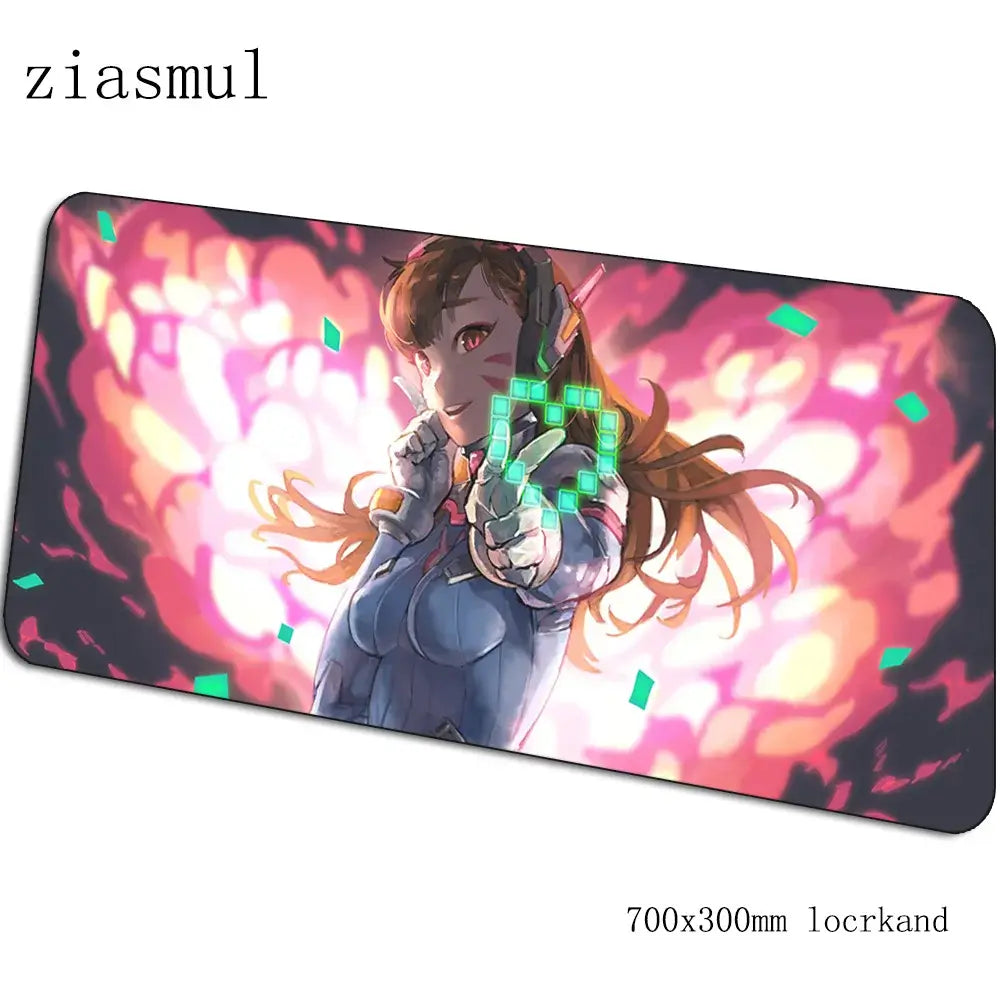 overwatch mouse pad Covoraș de mouse cu desene animate pentru computer 700x300x3mm covoraș de mouse pentru jocuri mare Indie Pop padmouse tastatură jocuri PC gamer birou
