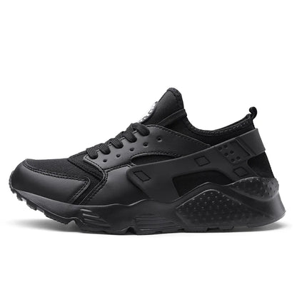 Zapatillas deportivas de moda para hombre, ligeras, cómodas y transpirables. Zapatillas deportivas para hombre, zapatillas para caminar, de malla, planas, rojas, de verano.