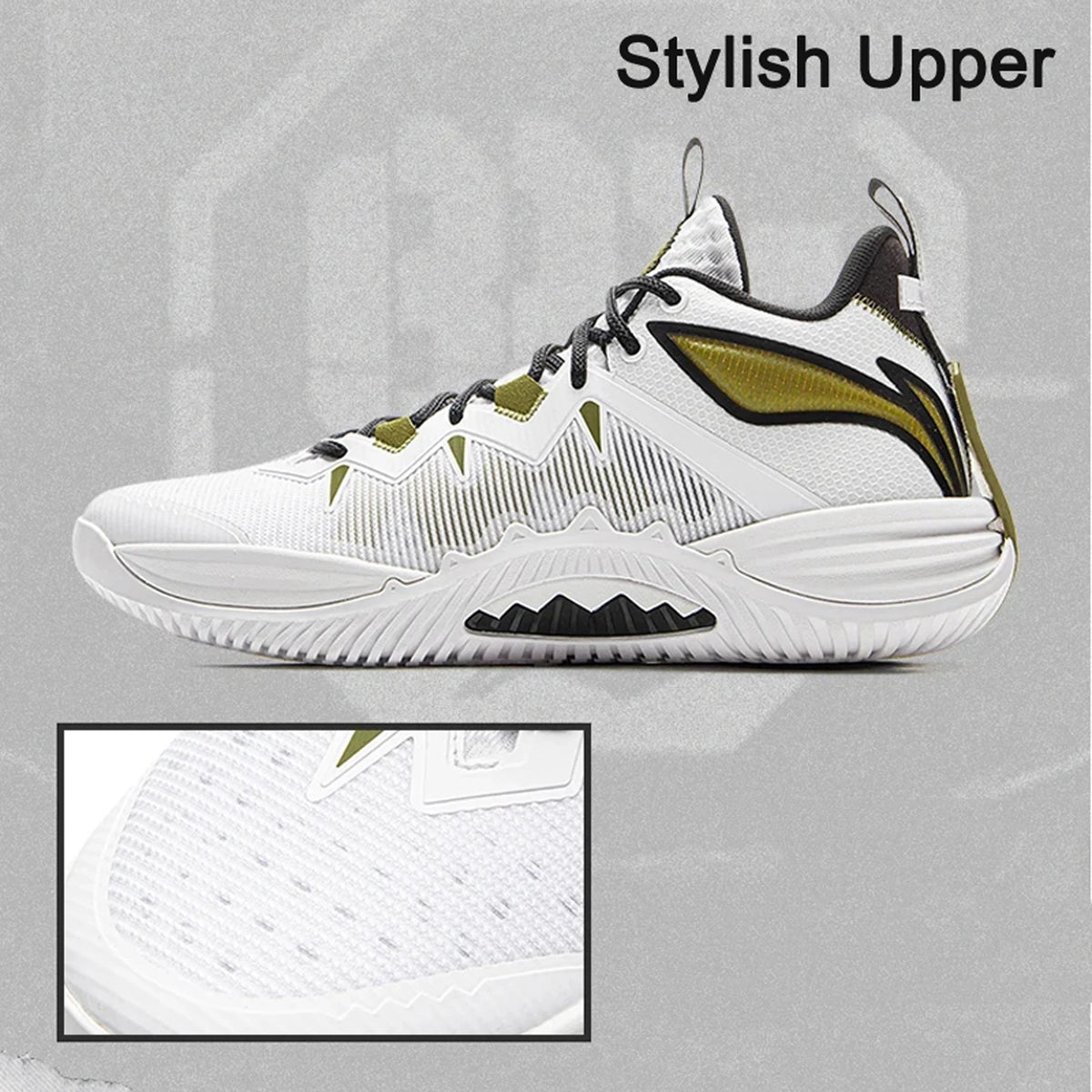 Li-Ning Men's BADFIVE STORM 2025 Outdoor Basketball Shoes BOOM Cushioning TUFF OS Wearable Li-Ning Sports Sneakers ABFV017