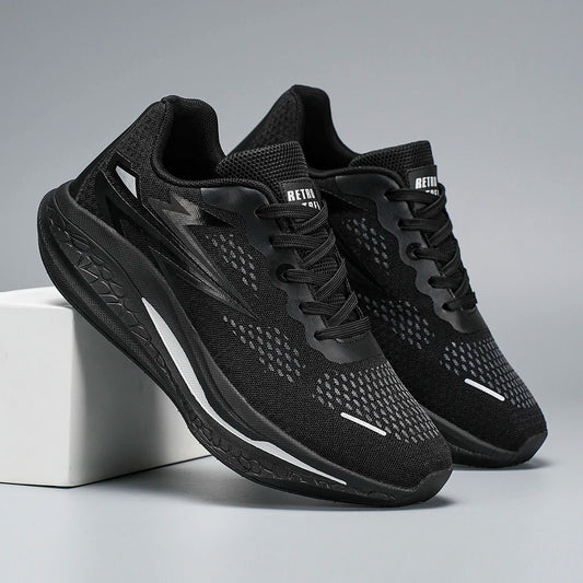 Men's Running Shoes 2025 New Breathable Mesh Cushioned Sneakers Fashion Outdoor Sports Casual Tennis Shoes for Men