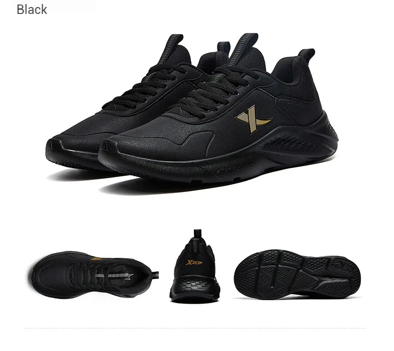 Xtep men's running shoes, lightweight surface training, comfortable breathable jogging stability outdoor shoes, model 879419110032