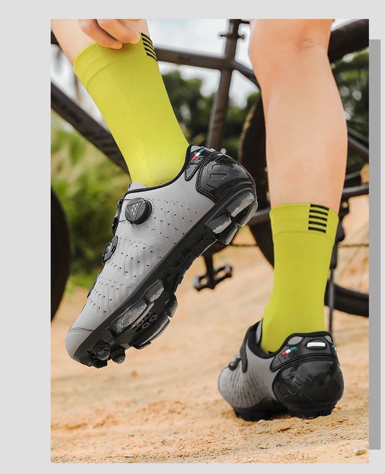 Pantofi de ciclism pentru șosea, pantofi de ciclism pentru mountain bike, respirabili și rezistenți la uzură, pantofi profesioniști cu sistem de blocare, pentru bărbați sau femei
