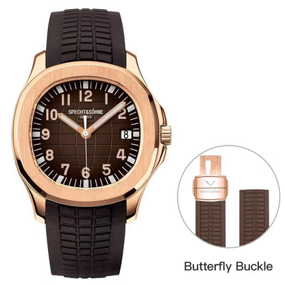 Specht & Söhne Brand Automatic Mechanical Watches Sports Wristwatches Green Sapphire Luminous 50M Waterproof Men's Watch