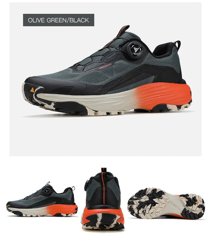 HUMTTO Men's Breathable Hiking Sneakers Non-slip Casual Running Shoes Outdoor Climbing Sneakers Designer Trekking Boots