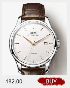 Luxury Brand Switzerland LOBINNI Perpetual Calendar Automatic Mechanical Men's Watches Sapphire Multi-function Clock L13019-8