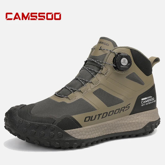 CAMSSOO Hiking Shoes Men Snow Boots Outdoor Sports Climbing Shoes Women Trekking Sneakers Ankle Boots Hunting Shoes Travel Boots