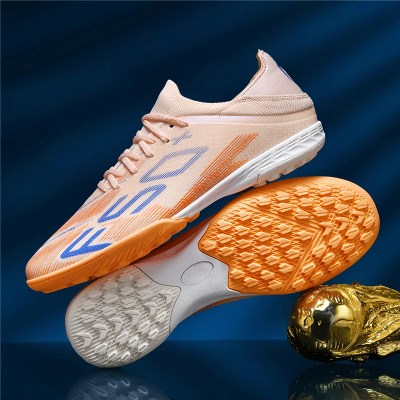 New Men Soccer Shoes Futsal Football Boots Sneakers Match Grass Cleats High-quality Non-Slip Indoor Hot-selling High-top Outdoor