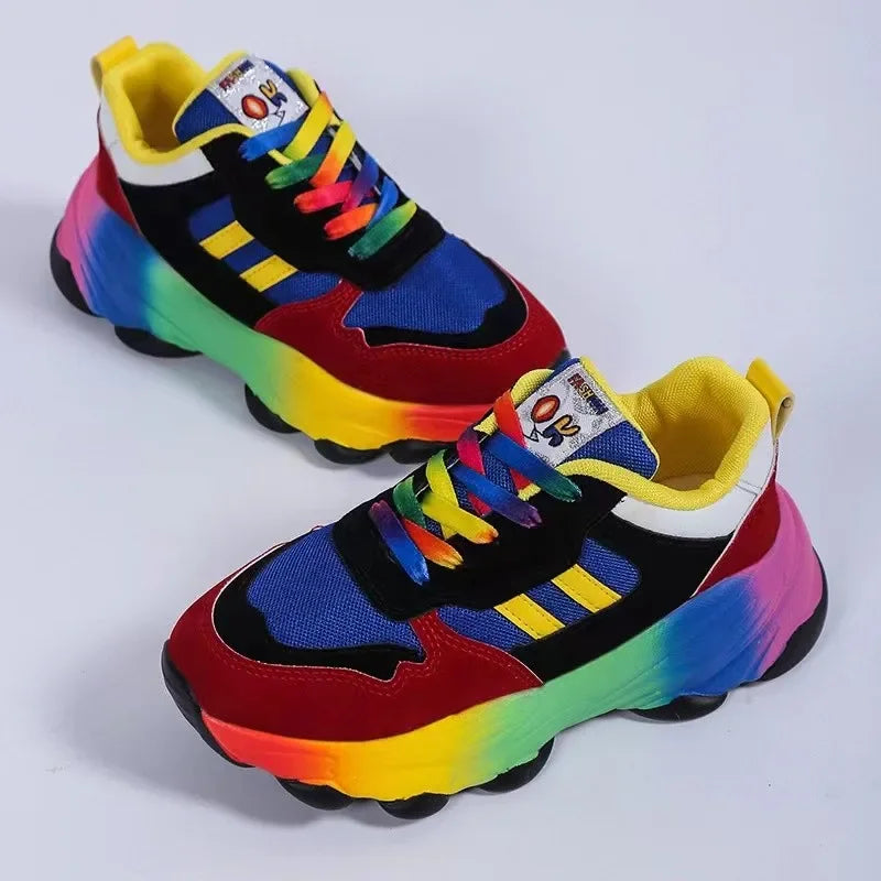 Damskie sportowe trampki, tenisówki, buty do biegania, damskie obuwie codzienne na platformie, modne obuwie, buty do koszykówki, wygodne, eleganckie, sportowe, modne