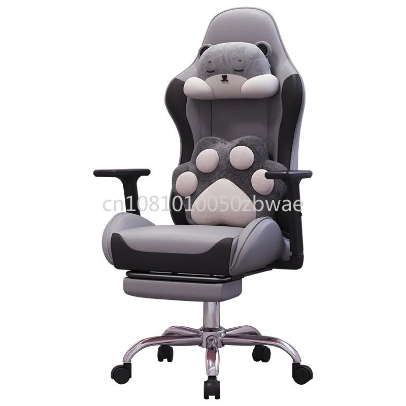 Esports Gaming Chair Ergonomic Office Chair with Adjustable Height, Swivel Computer Chair, Reclining Racing Chair for Home Office & Gaming Setup