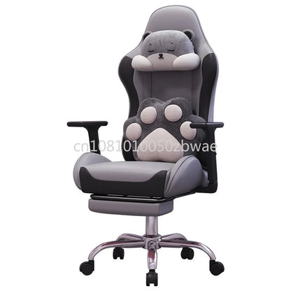 Esports Gaming Chair Ergonomic Office Chair with Adjustable Height, Swivel Computer Chair, Reclining Racing Chair for Home Office & Gaming Setup