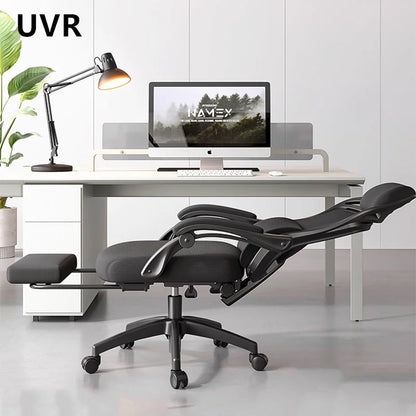 UVR Ergonomic Gaming Computer Chair Adjustable Height Office Chair with Armrests, Mesh Backrest Swivel Executive Chair for Gaming & Work