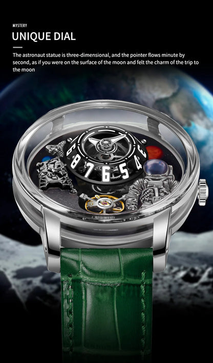 2025 PINDU Design Men Wristwatches Top Brand Luxury Robot Astronaut Space Series Watch Men Sapphire Luminous Waterproof Watches