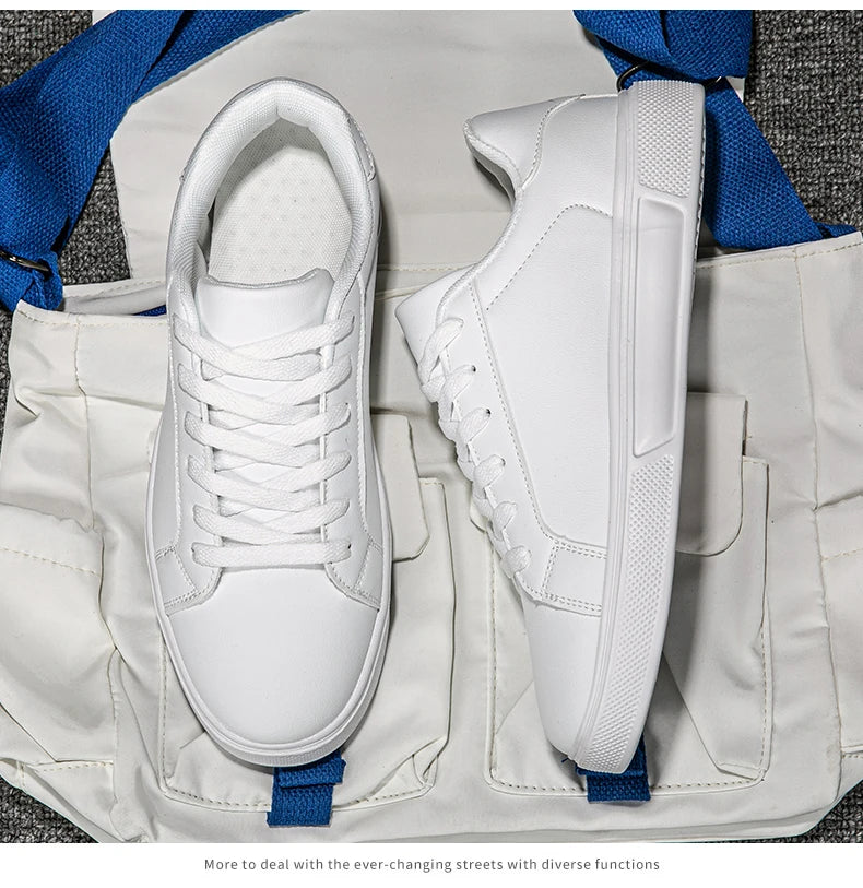 Pantofi bărbați din piele PU, adidași, pantofi casual la modă, pantofi de timp liber pentru bărbați, încălțăminte bărbați, pantofi vulcanizați, pantofi pentru cupluri, pantofi pentru femei