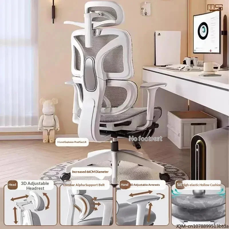 Comfortable Ergonomic Study Chair Waist Home Computer Relaxing Chair Office Chair High Back Ergonomic Chairs Office Furniture