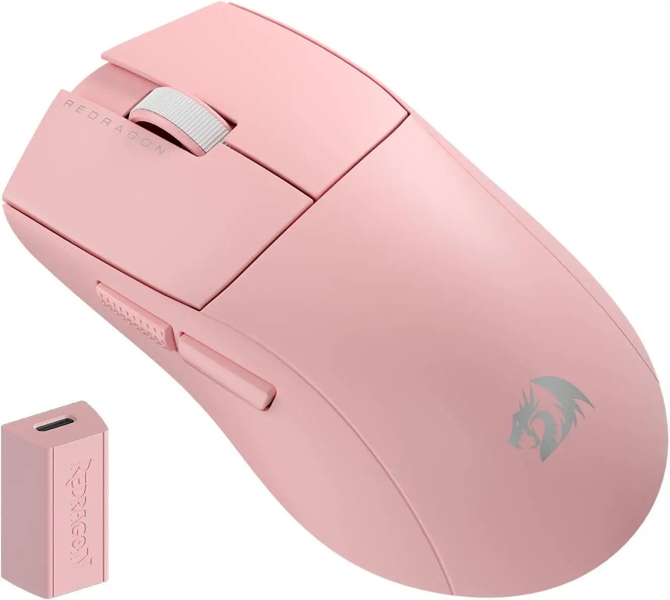 Mouse de gaming wireless Redragon M916 PRO 3-Mode, rată de polling Hype-Speed 4K, mouse gamer ultra-ușor de 49G, 26K DPI