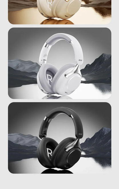 Acer ANC Wireless Bluetooth Headphones 360° Surround Sound Headsets Gamer Sports Earphones Noise Reduction with HD Mic OHR524